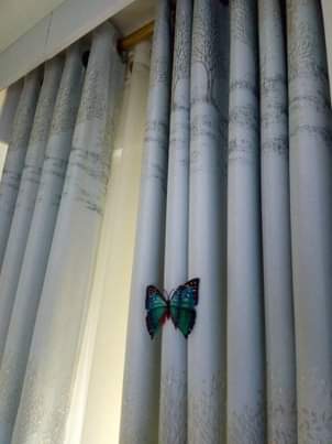 A picture of Curtains rods and rails.
