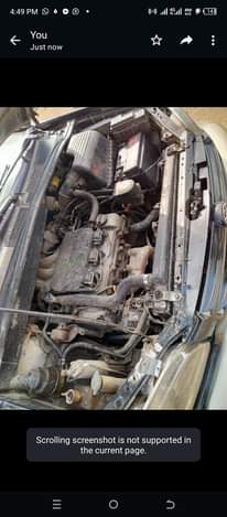 A picture of Toyota sienna LE engine and transmission is wk ok only