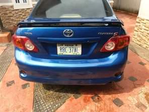 A picture of Sharp Toyota Corolla available 010 model Everything working perfectly okay