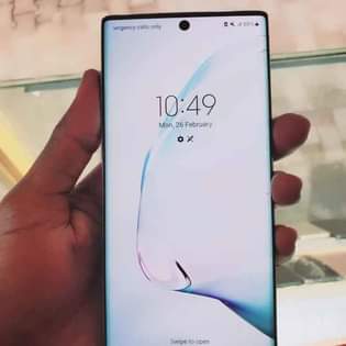 A picture of Galaxy Note 10 256gb 12gb ram 0701319673