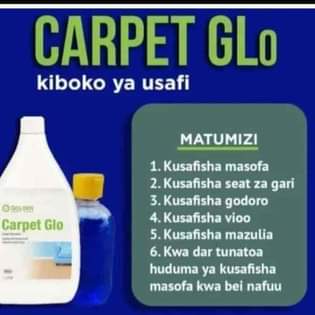 A picture of Super ten and carpet glo