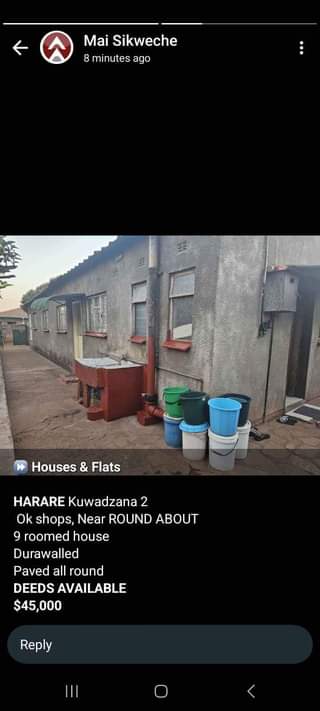 rooms to rent harare