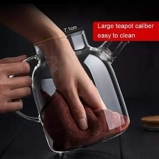 A picture of 1 6 Litre Glass Heat Resistant Tea Pot