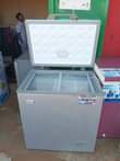 A picture of 200L capacity sayonapps deep freezer on the sale