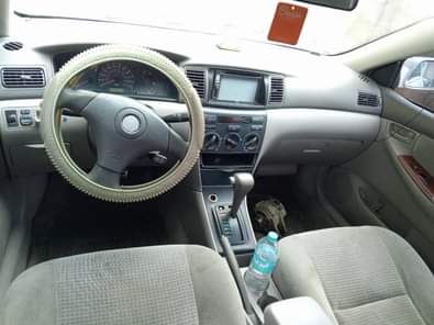 A picture of Toyota Corolla 2005 Model Baked on firstbody The engine on