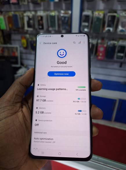 A picture of Samsung galaxy s20 ultra 5g 128gb