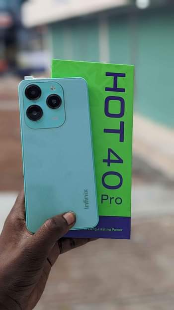 A picture of INFINIX HOT40pro STORAGE 256gb RAM 16gb Network 5G Battery 6000mAh