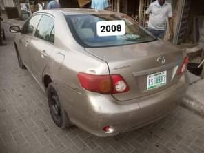 A picture of Kelly Automobiles NIGERIAN USED TOYOTA COROLLA YEARS 2008 PRICE 4
