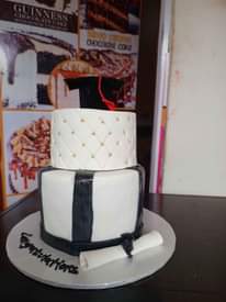 A picture of Graduation cake