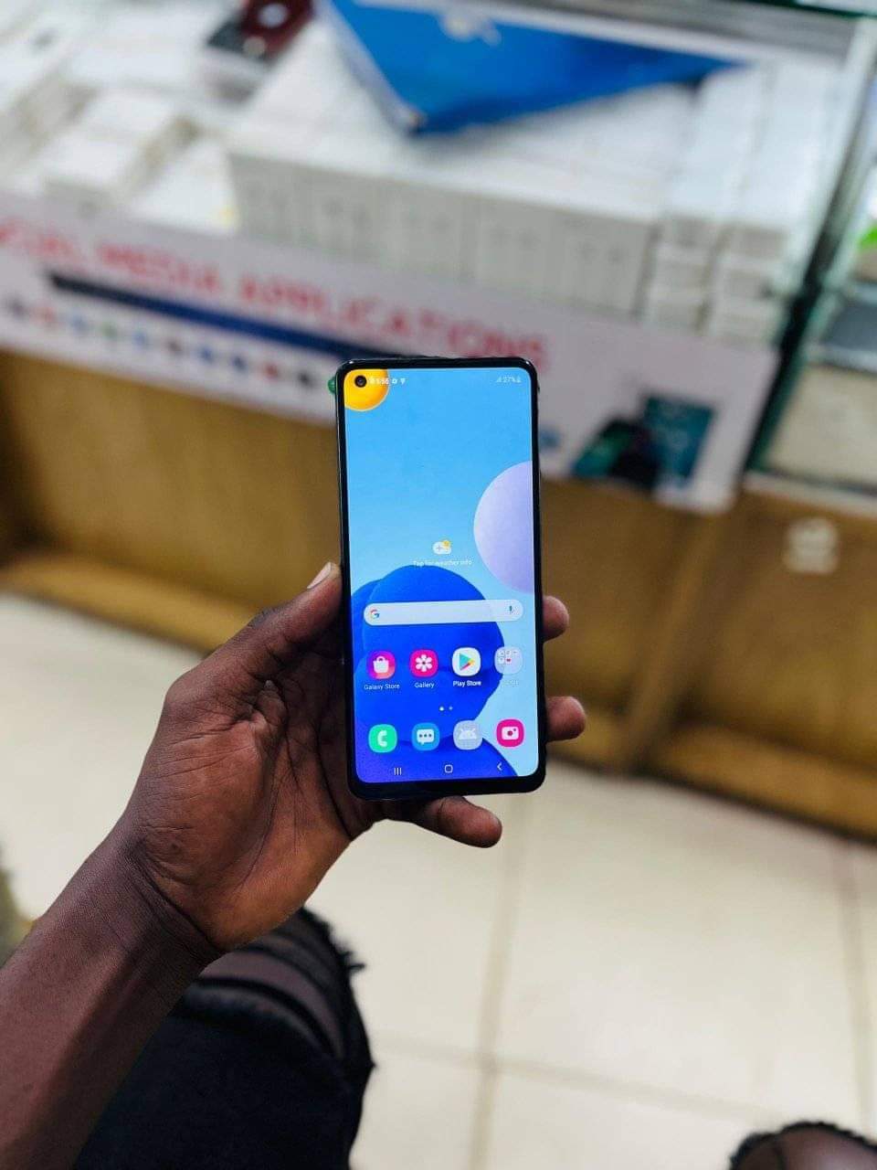 A picture of Samsung galaxy A21s
