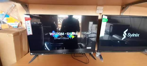A picture of 32 inches mitech smart android tv on sale 450k