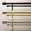 A picture of Curtains and cushions curtain rods
