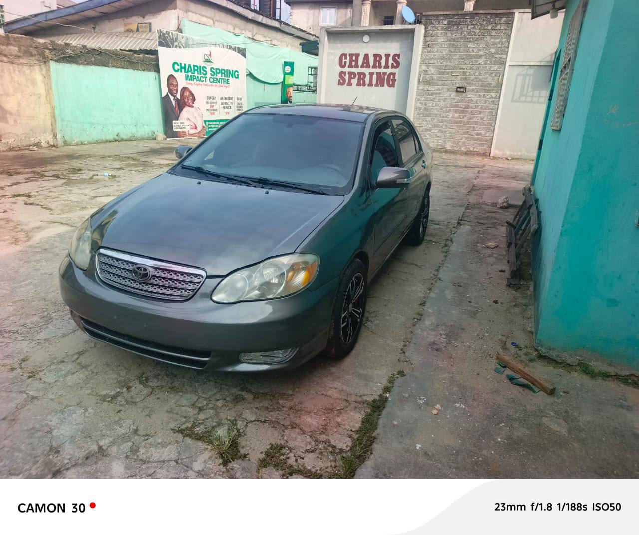 A picture of Pure first body Toyota Corolla 2007 model Sound engine gear