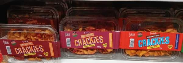 A picture of Orange sweet potato crips
