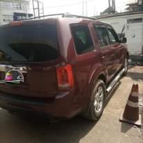 A picture of 2010 registered honda pilot