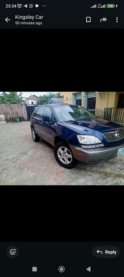 A picture of LEXUS RX300 BELGIUM STANDARD ENGINE AC GEAR BODY OKAY PRICE