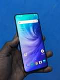 A picture of ONEPLUS 7 PRO 5G with a slight crack at the