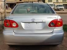 A picture of Clean Nigerian Used Silver Toyota Corolla 2005