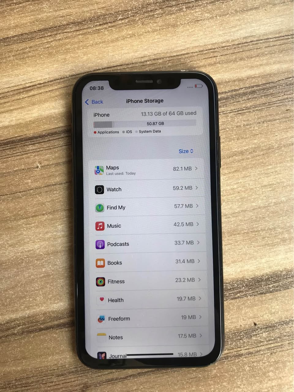 A picture of iPhone XR 64gb
