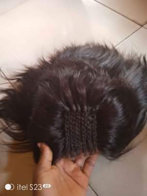 A picture of Fairly used 100 human hairs