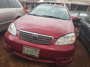 A picture of 2006 registered corolla Benin city Excellent engine and transmission Ac