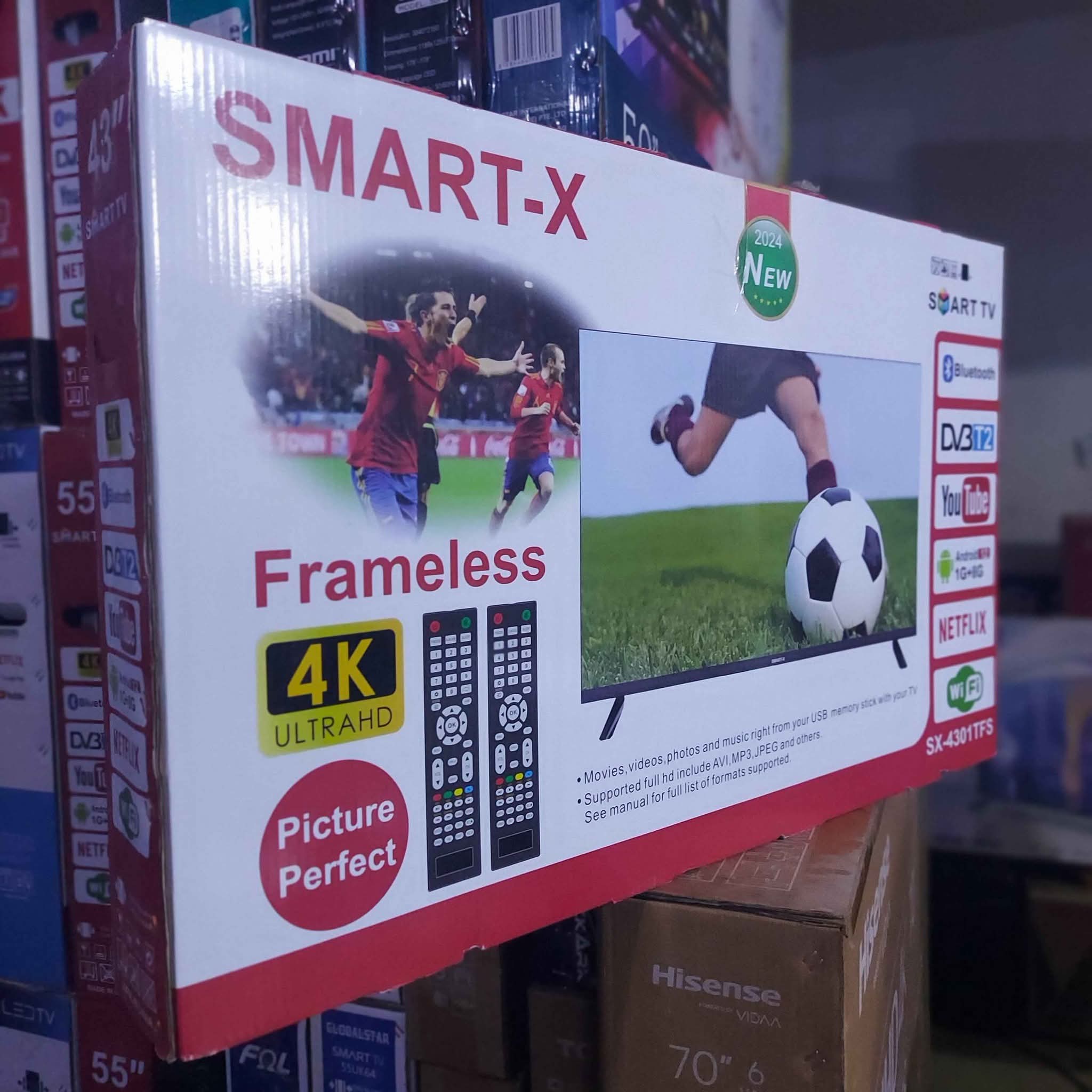 A picture of 43inch Android Smart Tv promotion