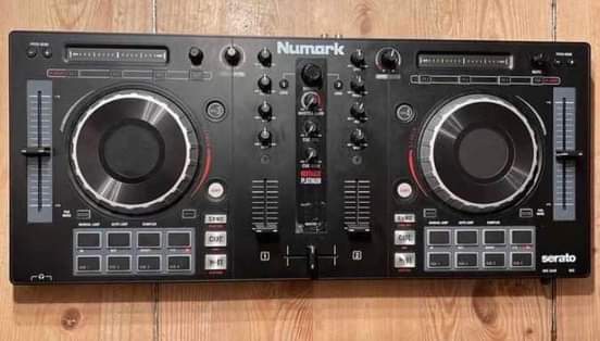 A picture of DJ equipments