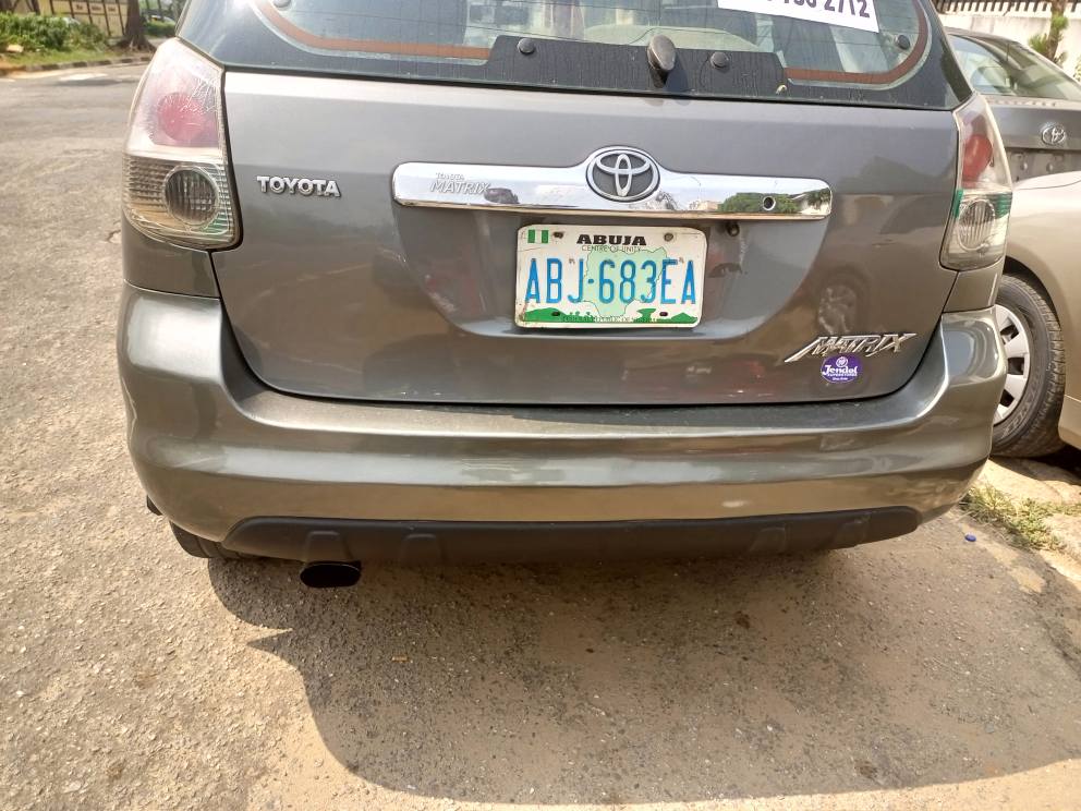 A picture of Toyota matrix Nigeria used first body everything is working perfect