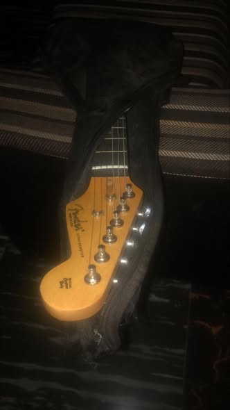 A picture of Fender 24 fret guitar