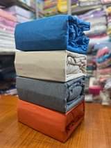 A picture of Plain fitted bedsheets