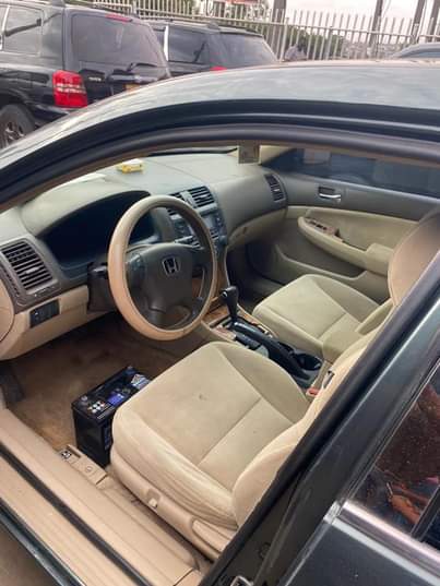 A picture of 2004 registered Honda Accord is available neatand sharp Ipaja Ayobo