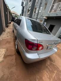A picture of REGISTERED MAKE TOYOTA MODEL COROLLA YEAR 2005 4 2M ENUGU