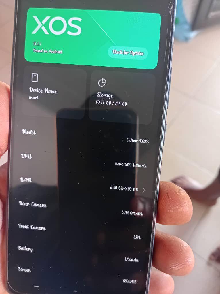 A picture of Infinix 50pro