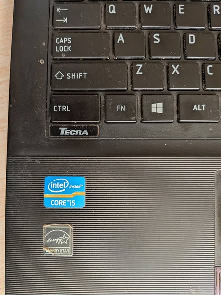 A picture of Toshiba PC