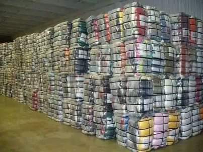 clothing bales