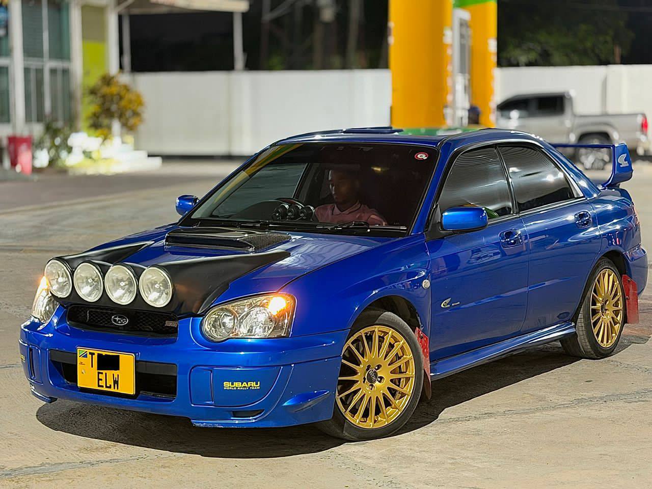 A picture of SUBARU STI MANUAL PRICE 41 000 000 MANUAL SPORTS RIMS