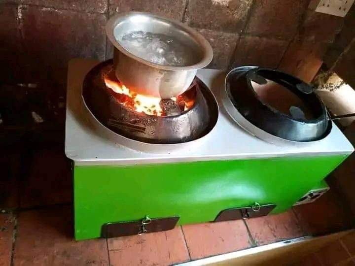 A picture of HYBRID SOLAR CHARCOAL STOVE