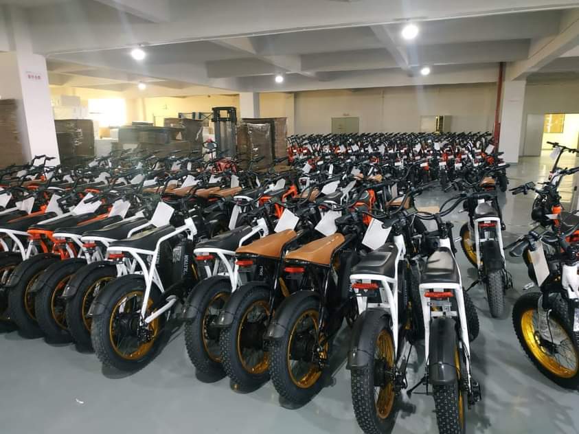 A picture of bikes