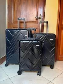 A picture of Plastic suitcases