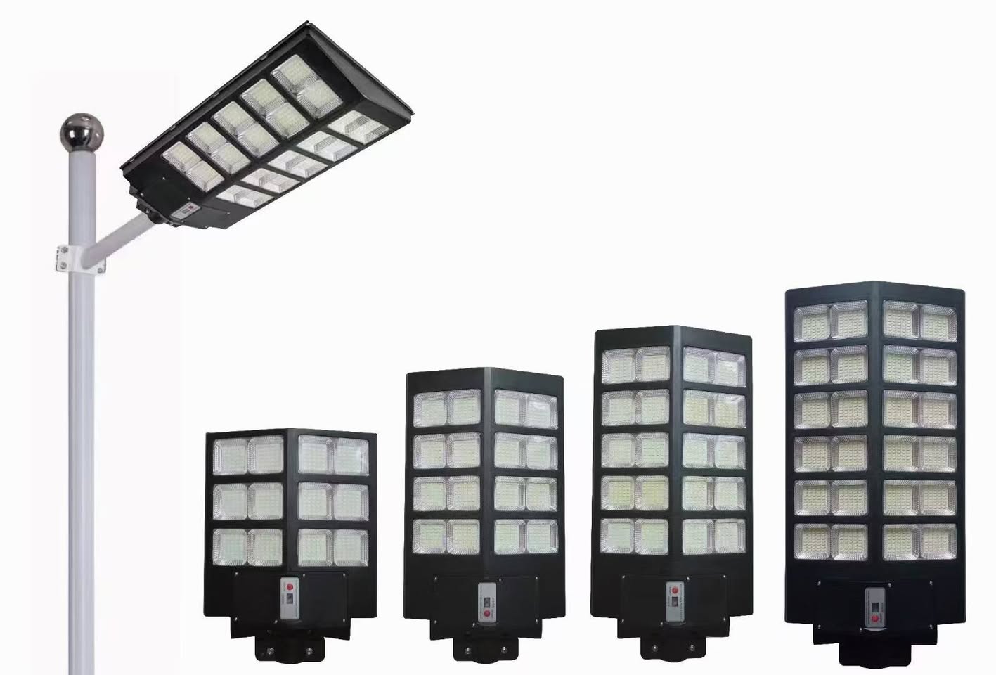 A picture of Solar street lights