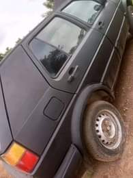 A picture of Volkswagen golf 2 manual transmission untouched engine and gear location