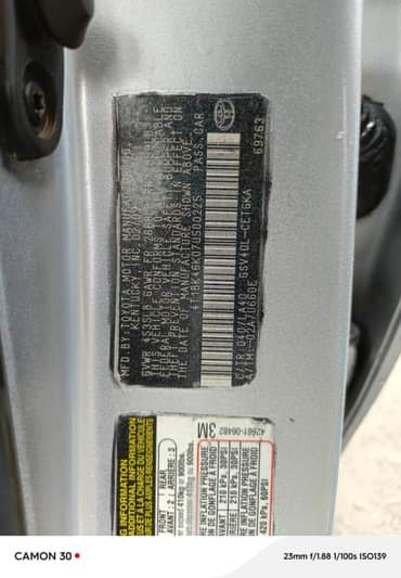 A picture of Kelvin Autos 2009 MODEL Toyota Camry spider V6 Engine very