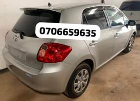 A picture of Toyota auris automatic transmission Petrol 5 seater Low Mileage Good