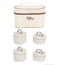 A picture of Protable office stainless steel insulated lunch box Message Saadia on