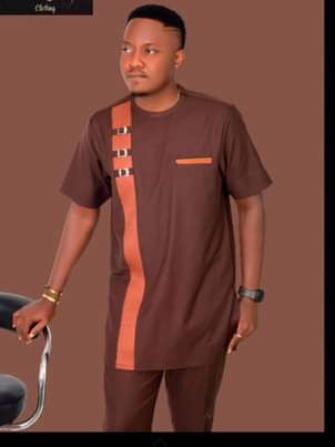 A picture of Men African suits.