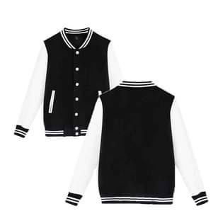 A picture of customised DIY basball jacket 100 cotton strong fabric