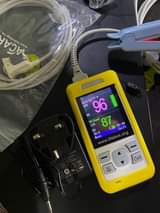 A picture of Handheld Rechargeable PulseOximeters Lifebox Acare AH M1 Model Call WhatsApp