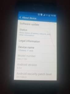 A picture of Samsung Galaxy J1 ace