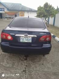 A picture of Toyota Corolla 04 model for sale first flash engine and