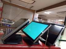 A picture of All in one computers with touch screen 